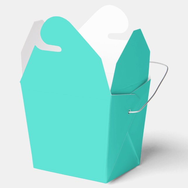 True Turquoise Favour Box (Opened)