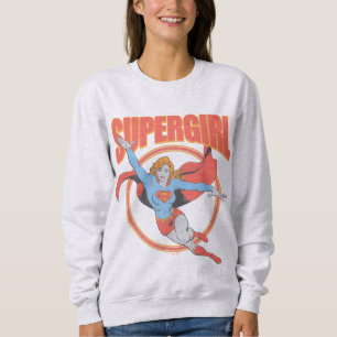 True Vintage Supergirl Flying Graphic Sweatshirt