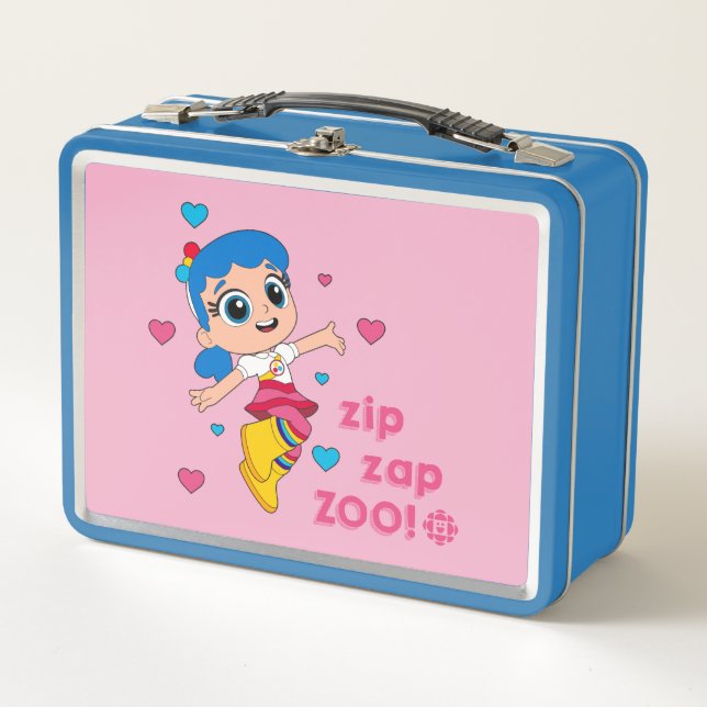 True - Zip Zap Zoo Metal Lunch Box (Front)