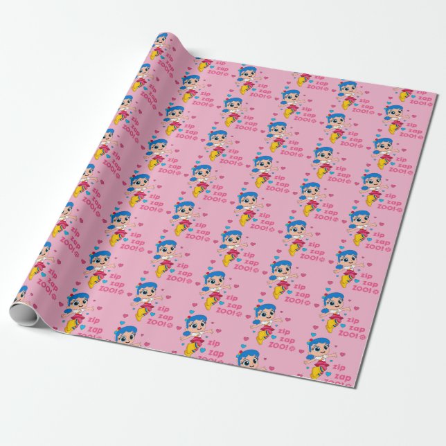 True - Zip Zap Zoo Wrapping Paper (Unrolled)