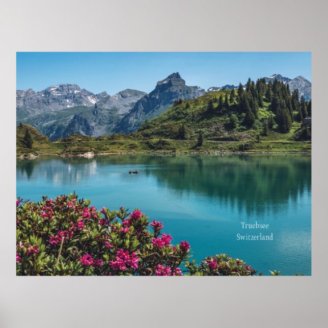 Truebsee, Switzerland landscape photograph Poster (Front)