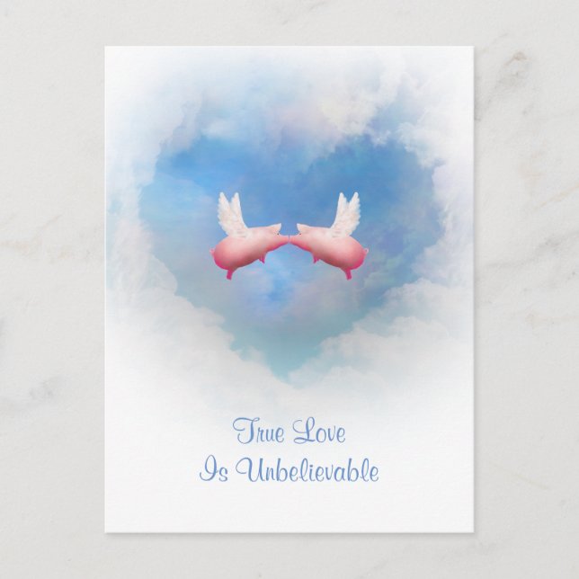 TrueLove Is Unbelievable Postcards (Front)