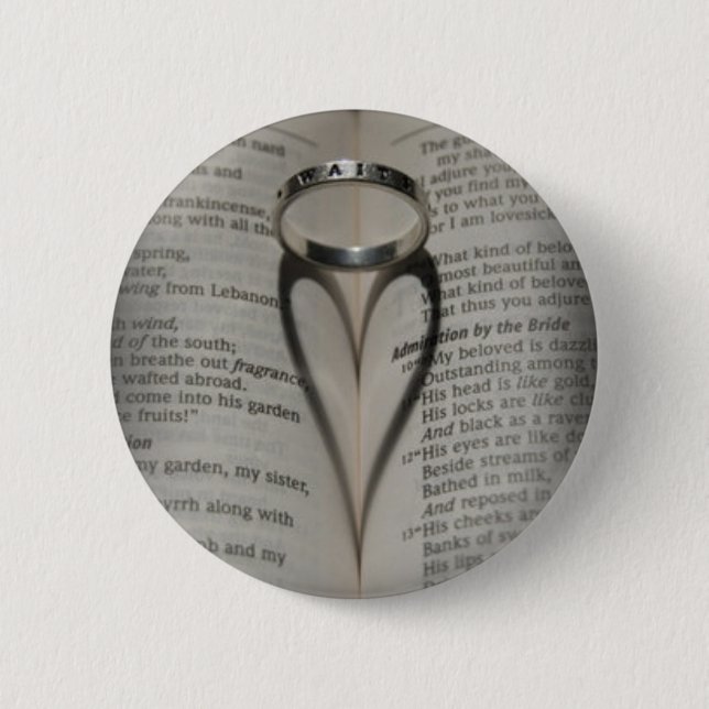 truelovewaits 6 cm round badge (Front)