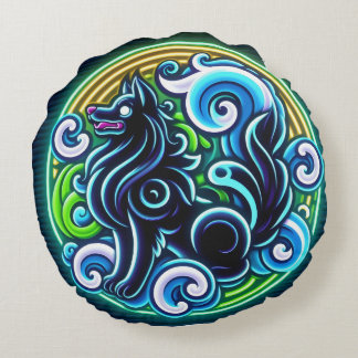 Truffle DOG loves the waves cushion