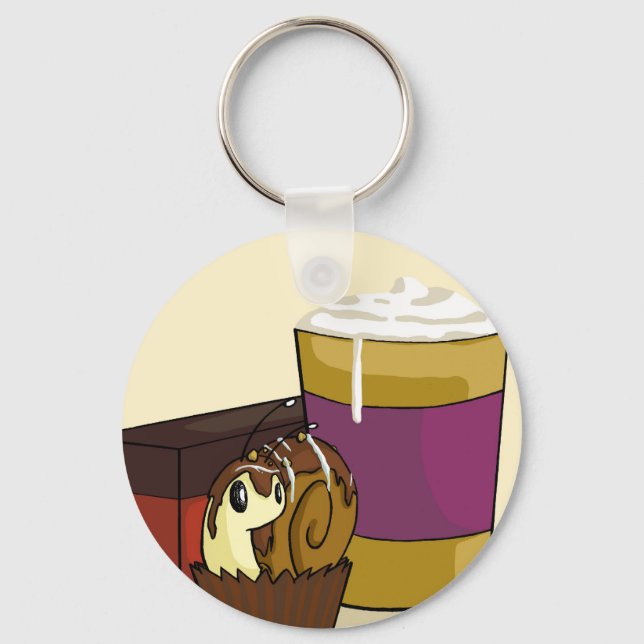 Truffle Snail Keychain (Front)