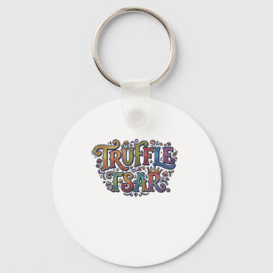 Truffle Tsar – Funny Gourmet Food Pun T-Shirt Key Ring