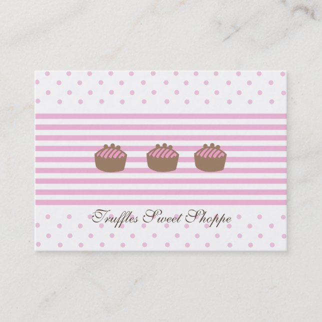 Truffles Chubby Business Cards (Front)