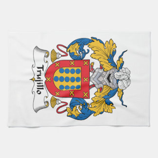 Trujillo Family Crest Tea Towel
