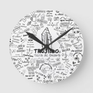 Trujillo Venezuela Tierra de Encanto - Pure Ve Round Clock
