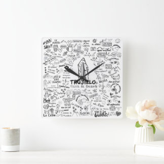 Trujillo Venezuela Tierra de Encanto - Pure Ve Square Wall Clock