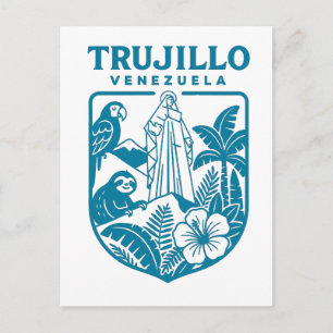 Trujillo Venezuela Venezuelan Cultural Design Postcard