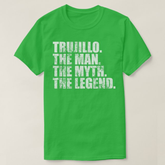 TrujilloTrujillo Family name Trujillo last Name Tr T-Shirt (Design Front)