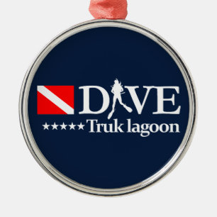 Truk Lagoon DV4 Metal Tree Decoration