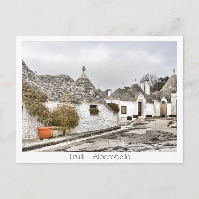 Trulli - Alberobello Postcard (Front)