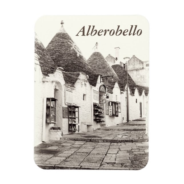 Trulli in Alberobello Magnet (Vertical)