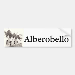 trullis in Alberobello, Puglia, Italy Bumper Sticker