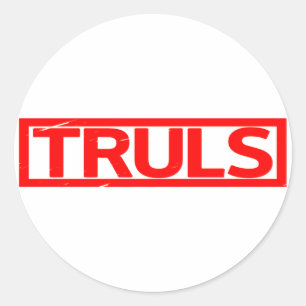 Truls Stamp Classic Round Sticker