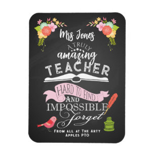 Truly amazing teacher appreciation week magnet