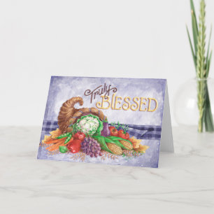 Truly Blessed - Greeting Card