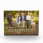 Truly blessed simple elegant personalised