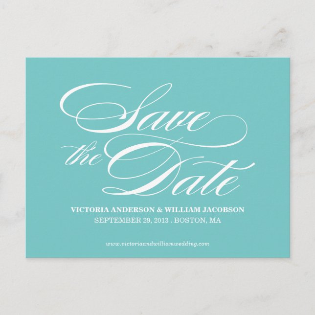 TRULY ELEGANT | SAVE THE DATE ANNOUNCEMENT (Front)