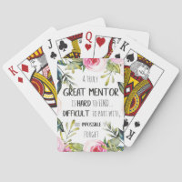Truly Great mentor Gift Mentor Appreciation Quote
