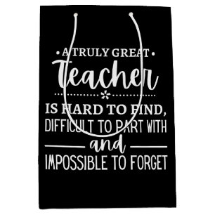 Truly Great Teacher Medium Gift Bag