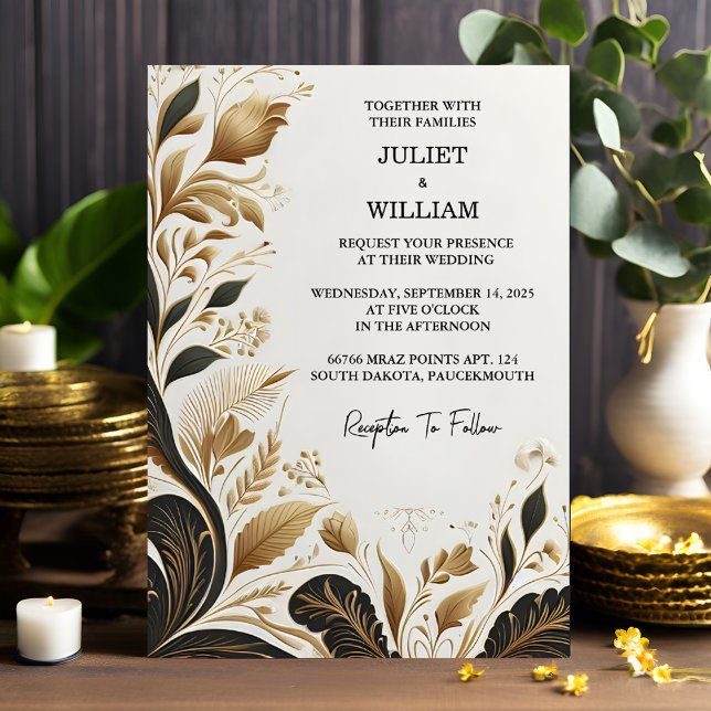 Truly Rustic Fiesta Floral Rose Spanish Wedding Invitation (Creator Uploaded)