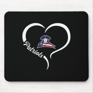 Truman Patriots Logo Half Heart Slogan Hs  Mouse Pad