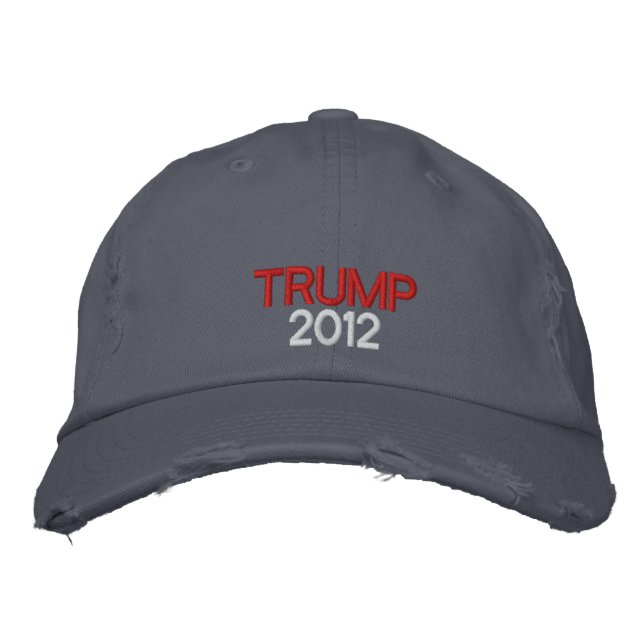 Trump 2012 Embroidered Hat (Front)