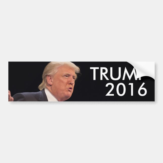 Trump 2016 bumper sticker (Front)