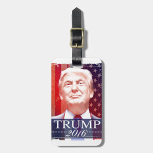 Trump 2016 luggage tag