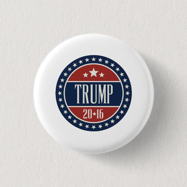 Trump 2016 Stars and Circles Badge (Front)