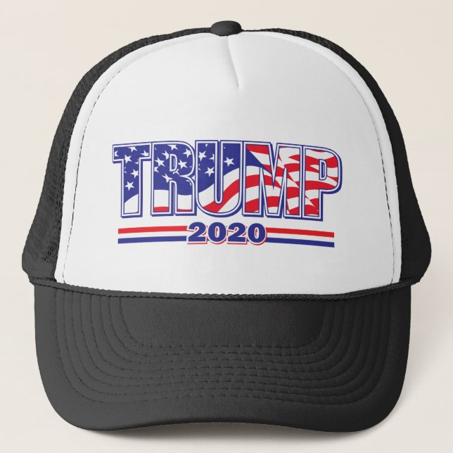 Trump-2020-1 Trucker Hat (Front)