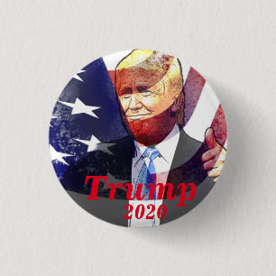 Trump 2020 3 cm round badge