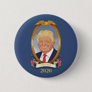 Trump 2020 6 cm round badge