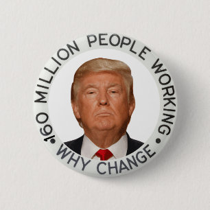 Trump 2020 6 cm round badge
