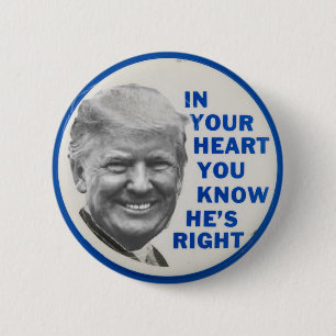 Trump 2020 6 cm round badge