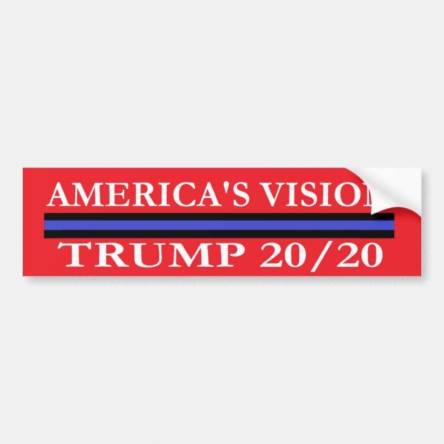 Trump 2020 Bumper Sticker (Front)