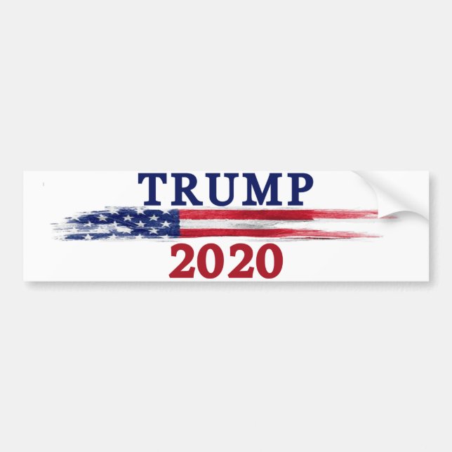 Trump 2020 bumper sticker (Front)