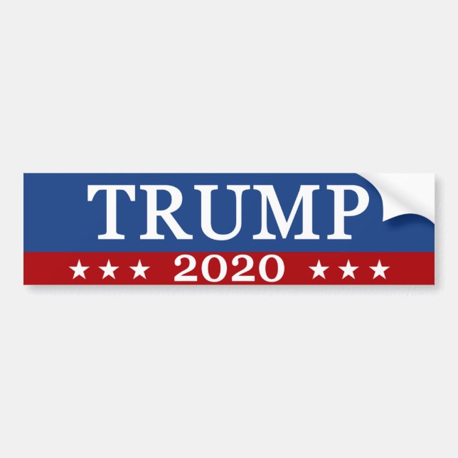 Trump 2020 bumper sticker (Front)