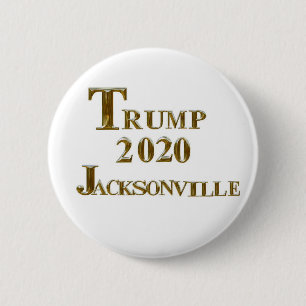 TRUMP 2020 JACKSONVILLE 6 CM ROUND BADGE