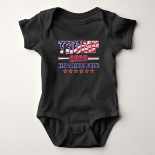 Trump 2020 Keep America Great Again Baby Bodysuit