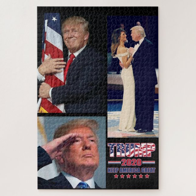 Trump 2020 Keep America Great Jigsaw Puzzle (Vertical)
