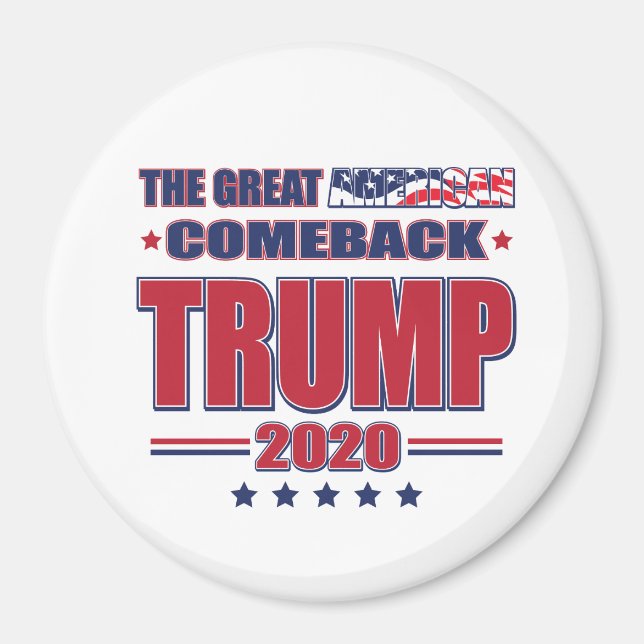Trump 2020 Keep America Great Magnet (Front)
