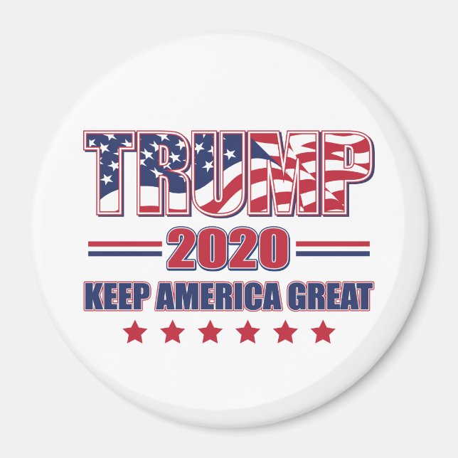 Trump 2020 Keep America Great Magnet (Front)