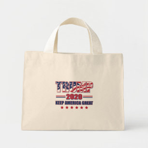 Trump 2020 Keep America Great Mini Tote Bag