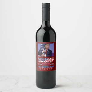 Trump 2020 Keep America Great Wine Label