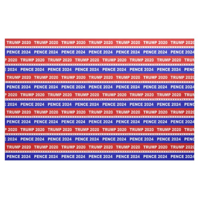 TRUMP 2020 PENCE 2024 FABRIC (Fat Quarter)