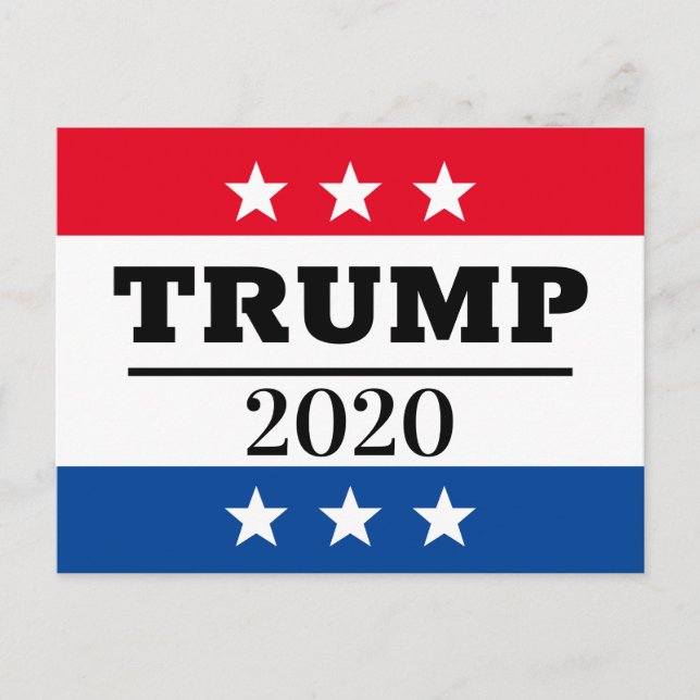 TRUMP 2020 POSTCARD (Front)